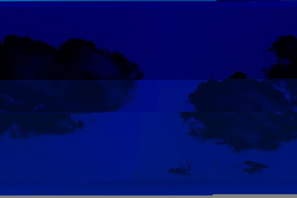 Blue sky with white cloud