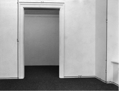 Mel Bochner - Measurement Room â 1969 - (lucarelli, f. 2014)