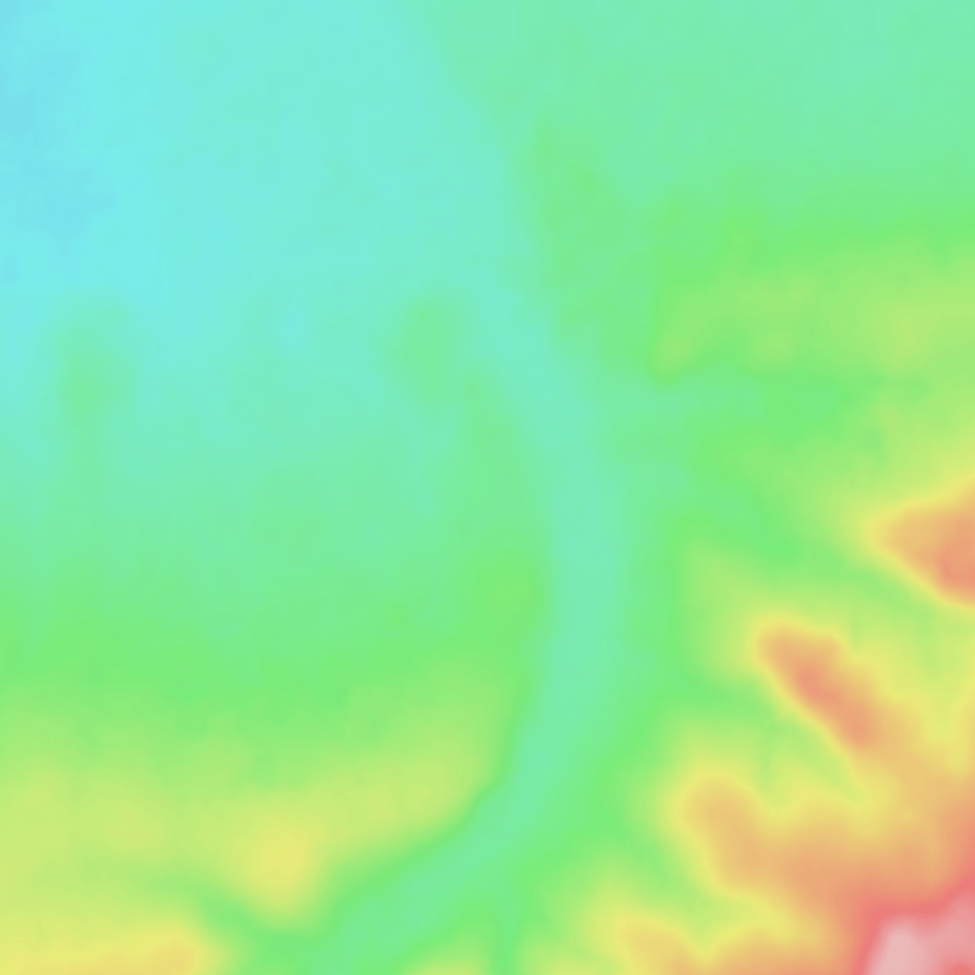 A vibrant, abstract background featuring a gradient of colors including blue, green, yellow, and hints of pink.